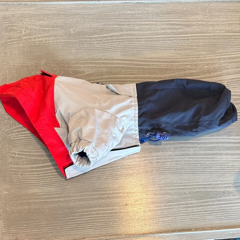 Champion Pet Jacket with Hood - Red, Blue, Gray